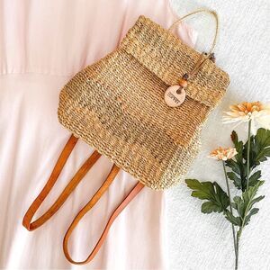 Vintage Esprit woven backpack.